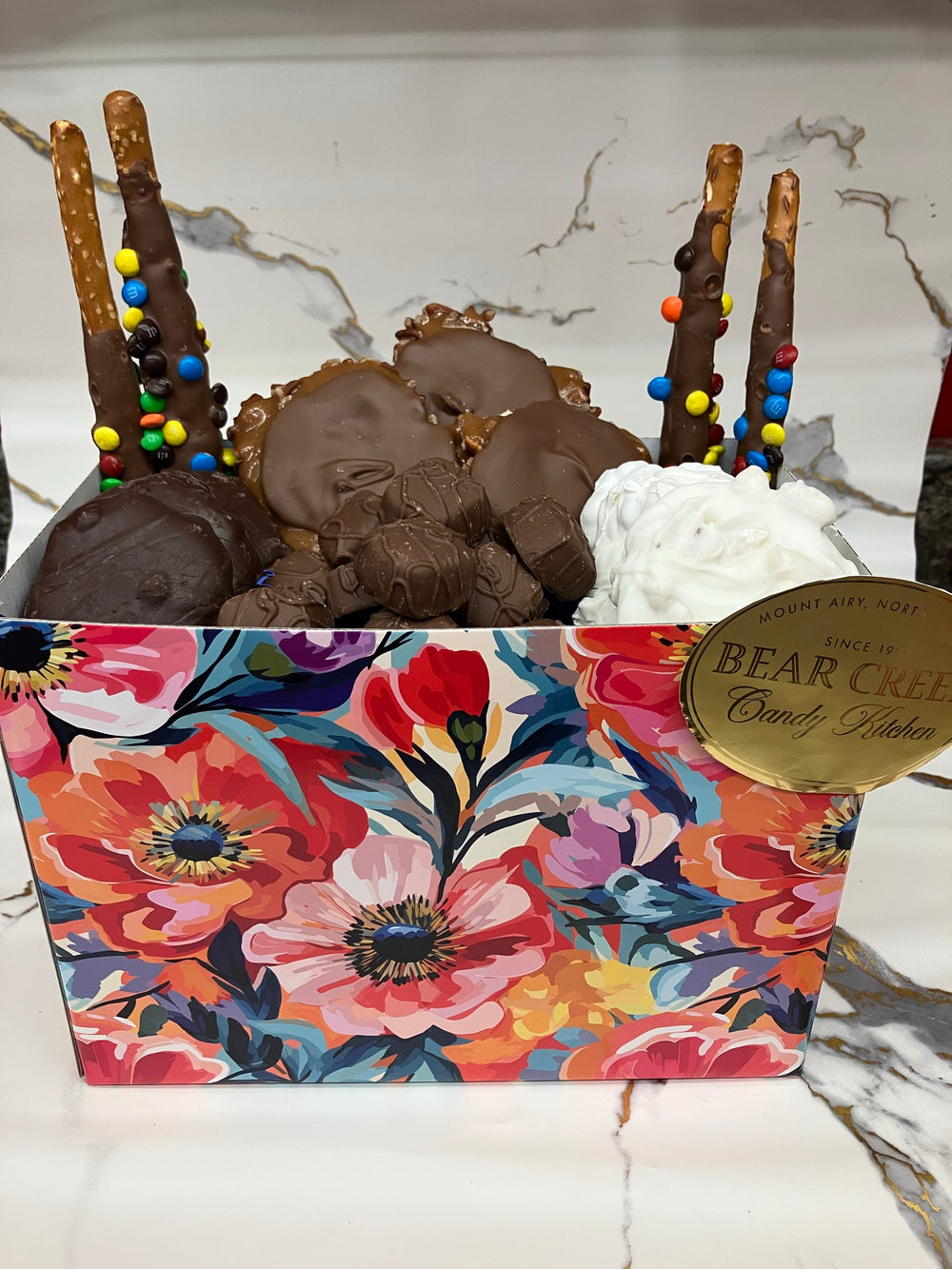 Garden Blooms Chocolate Gift Basket