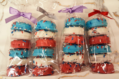 4th of July Oreo's, 4 Bags of 6 each - Bear Creek Candy Kitchen