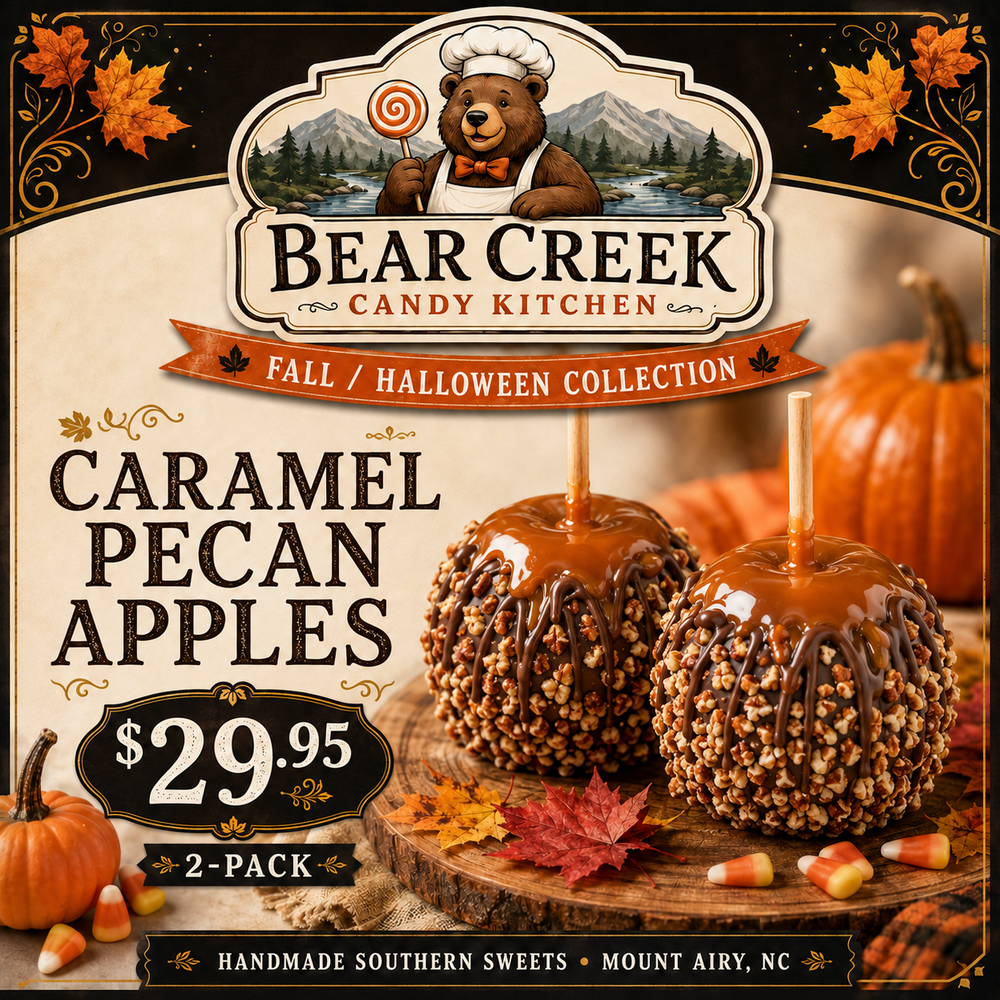 Caramel Pecan Apples, Set of 2