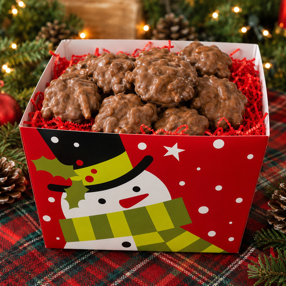 Christmas Box of Southern Homemade Pecan Pralines Box of 12