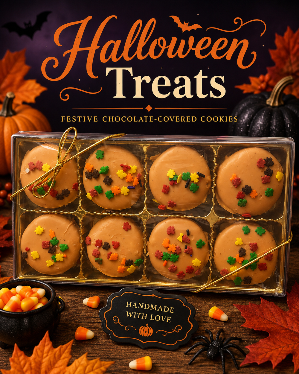 Fall Pumpkin Oreos, box of 8