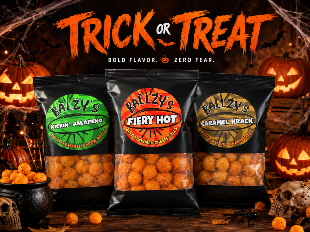Halloween Cheese Puffs, 3 different bag
