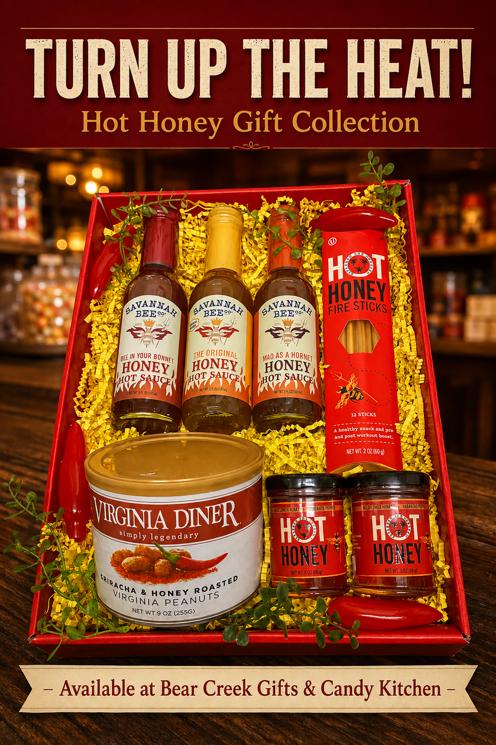 Hot Honey Gift Basket