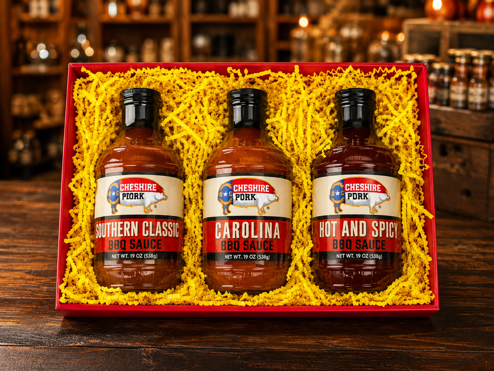 North Carolian BBQ Sauce GIft Basket