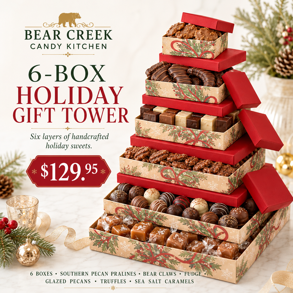Holiday Gift Tower of Delicious Treats 6 Boxes