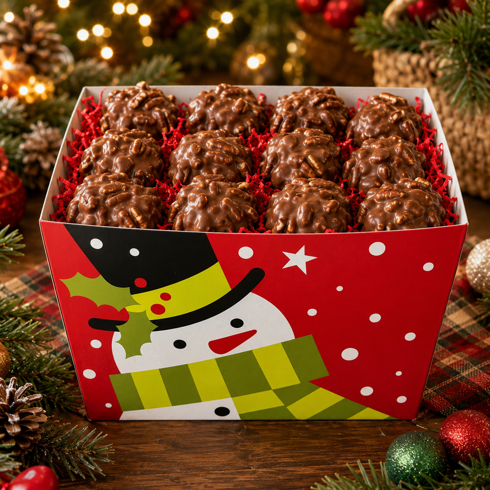 Christmas Box of Milk Chocolate Bear Paws Box of 12