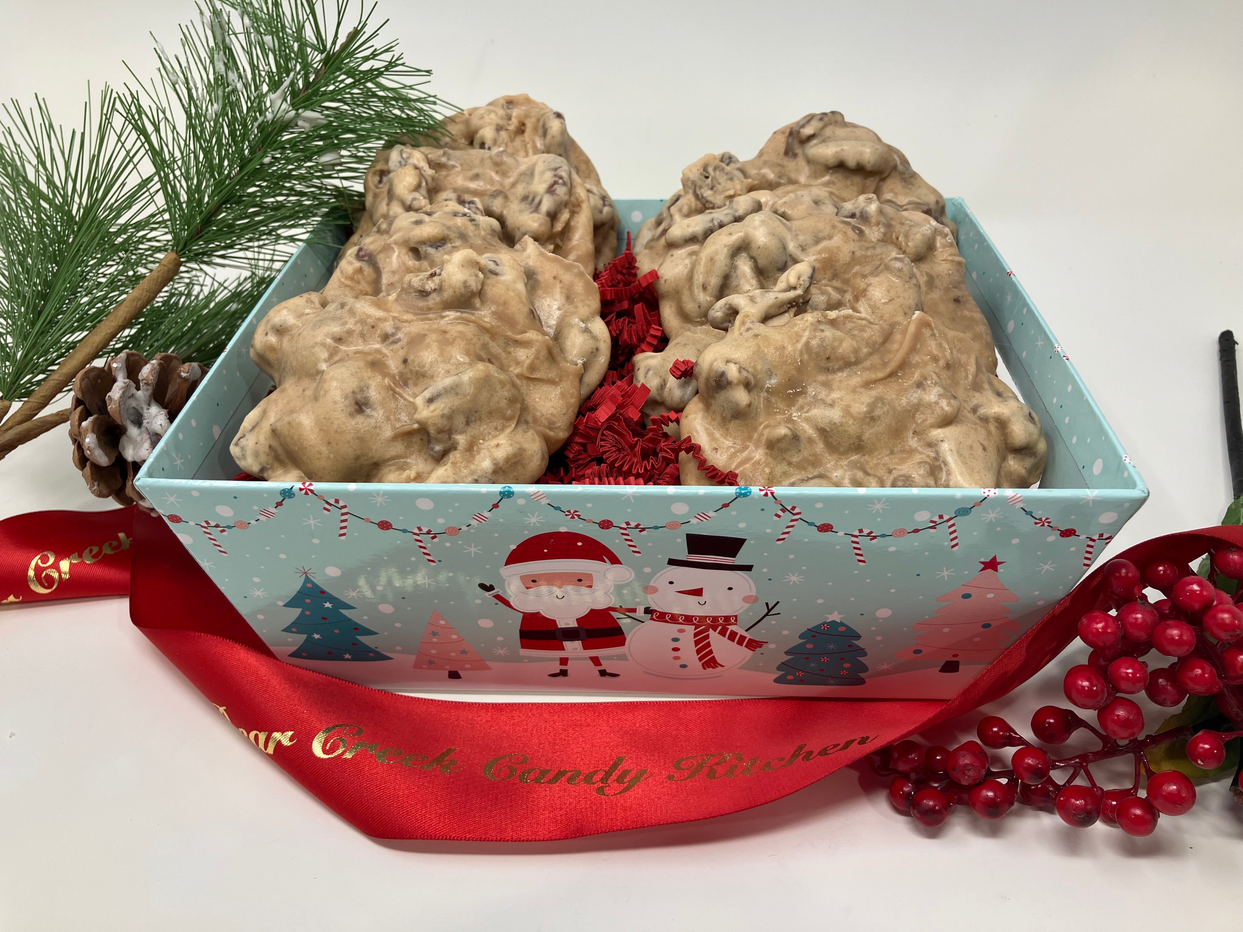 Pecan Pralines 8 in Holiday Tray