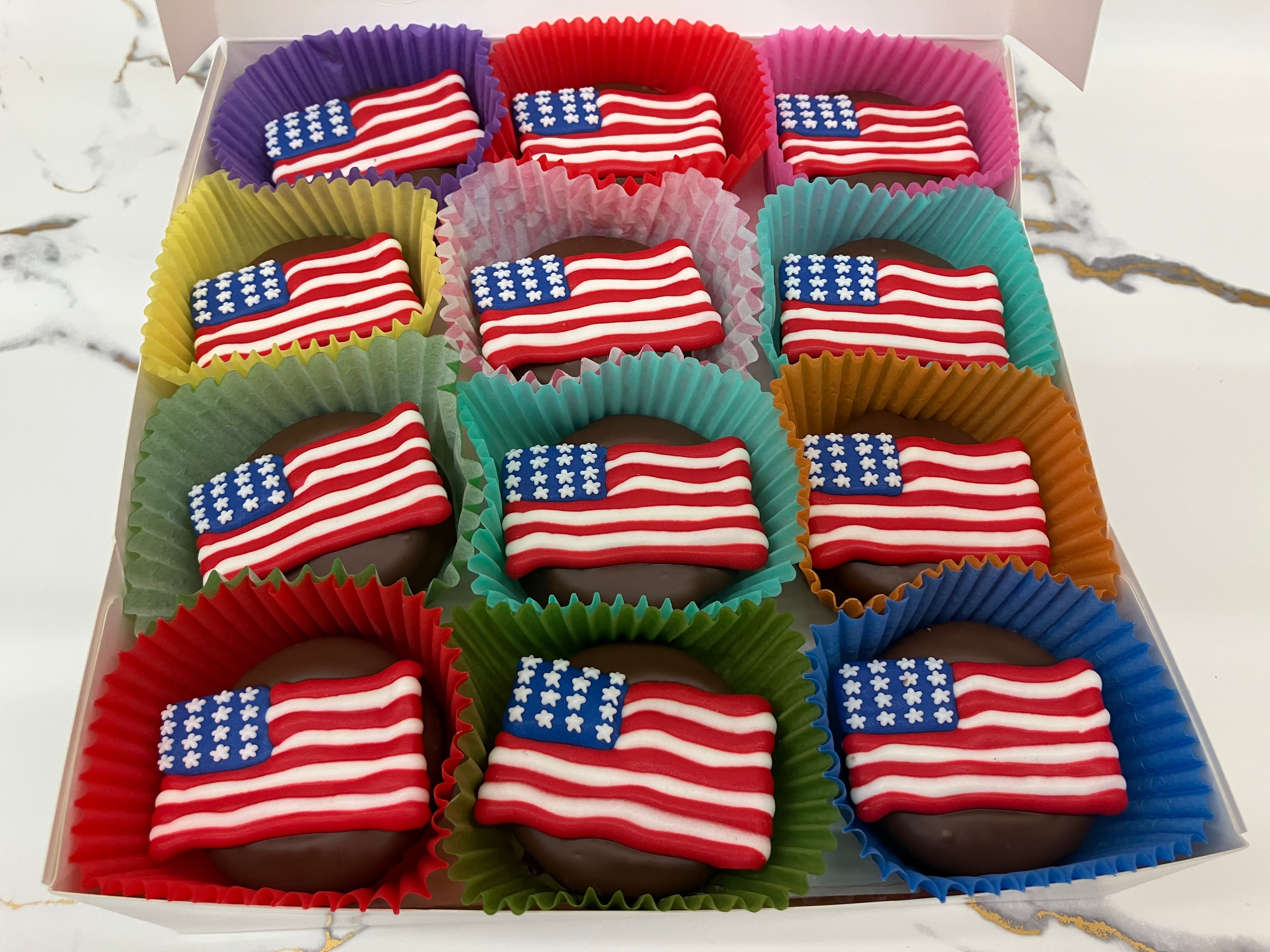 American Flag Oreo's 24 per box