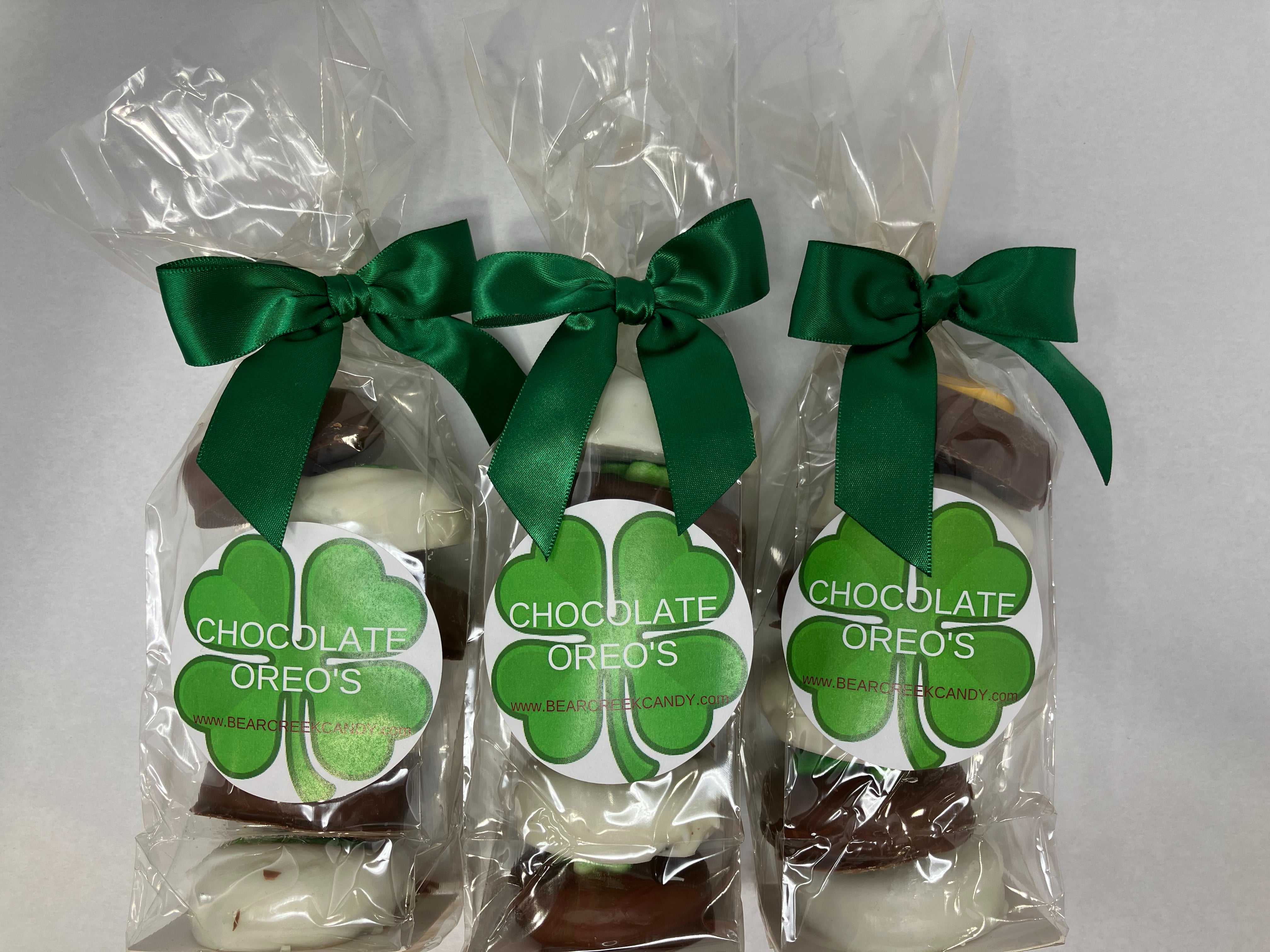 St. Patrick's Day Chocolate Pretzel Rods (Set Of 4)