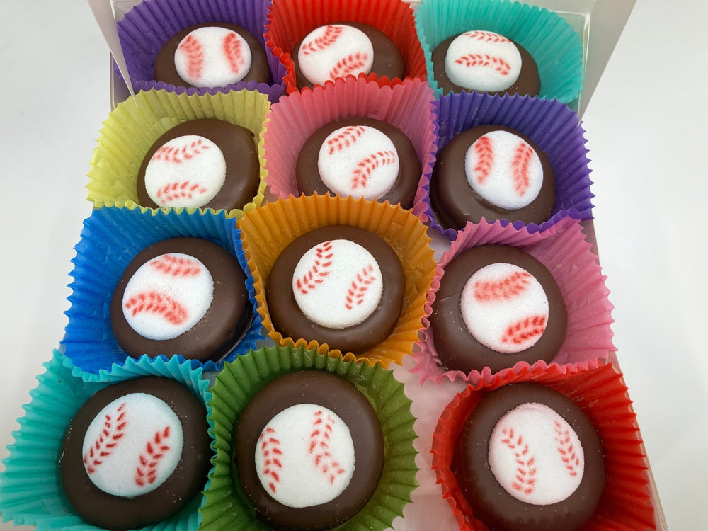 Baseball Themed Oreo's Box of 24 - Bear Creek Candy Kitchen