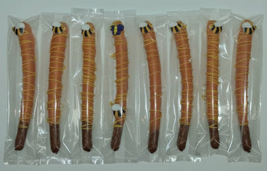 Bee Hand Decorated Pretzel Sticks, Set of 8 - Bear Creek Candy Kitchen