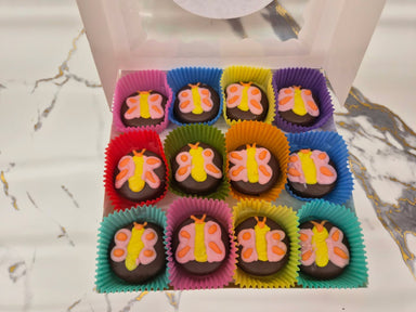 Butterfly Oreo's Hand Decorated box of 24 - Bear Creek Candy Kitchen