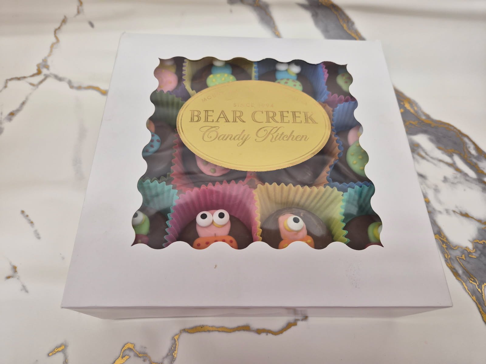 Caterpillars Oreo's Hand Decorated box of 24 - Bear Creek Candy Kitchen