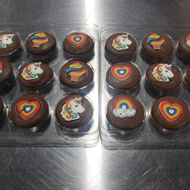 🤩Chocolate Covered Oreo's Rainbow🍫🌈 Collection Box of 24 - Bear Creek Candy Kitchen