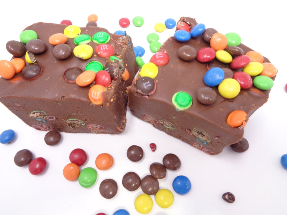 Chocolate with M&M's Fudge — 1, 2 or 3 Pounds - Bear Creek Candy Kitchen