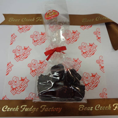 Dark Chocolate Vanilla Caramels — 1 lb Bag - Bear Creek Candy Kitchen
