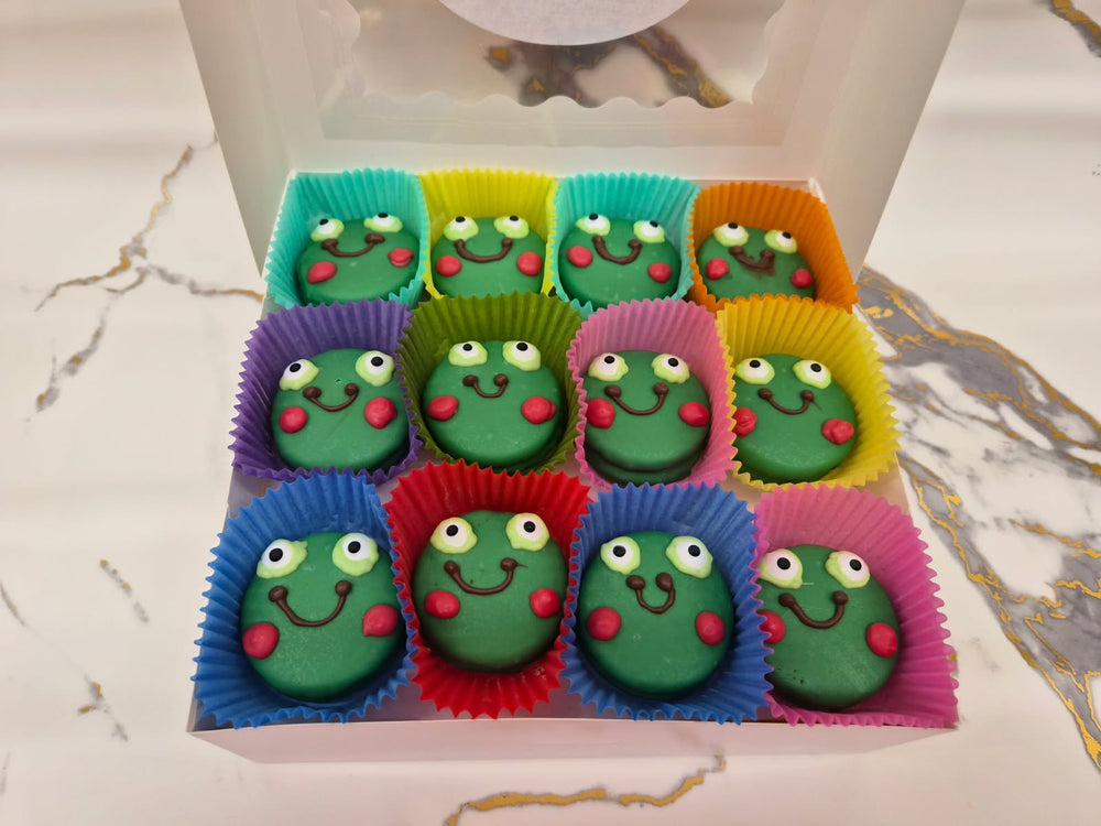 FROG Oreo's Hand Decorated box of 24 - Bear Creek Candy Kitchen