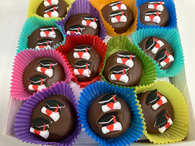 Graduation Oreo's Box of 24 - Bear Creek Candy Kitchen
