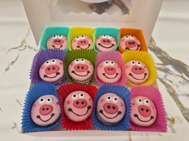 Pig Oreo's Hand Decorated, box of 24 - Bear Creek Candy Kitchen