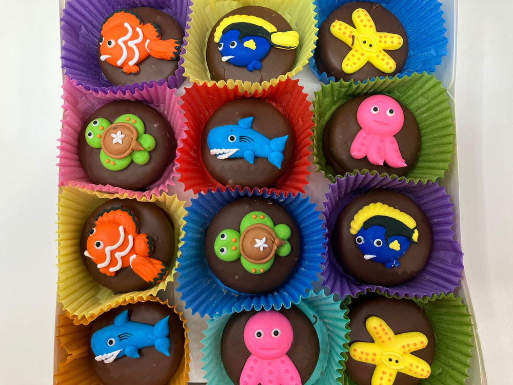 Sea Creatures Oreo's Box of 24 - Bear Creek Candy Kitchen