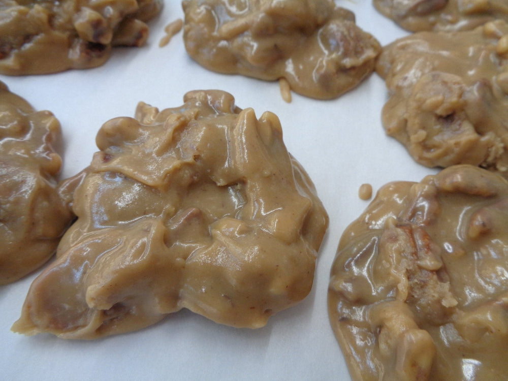 Close-up of Southern Pecan Pralines included in the Southern Sweets Gift Basket