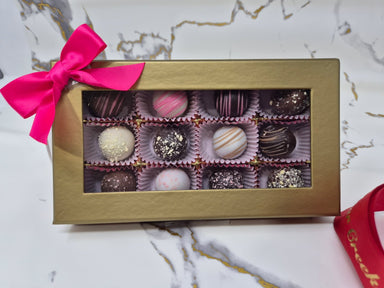 Valentines Mini Truffles Box of 12 - Bear Creek Candy Kitchen