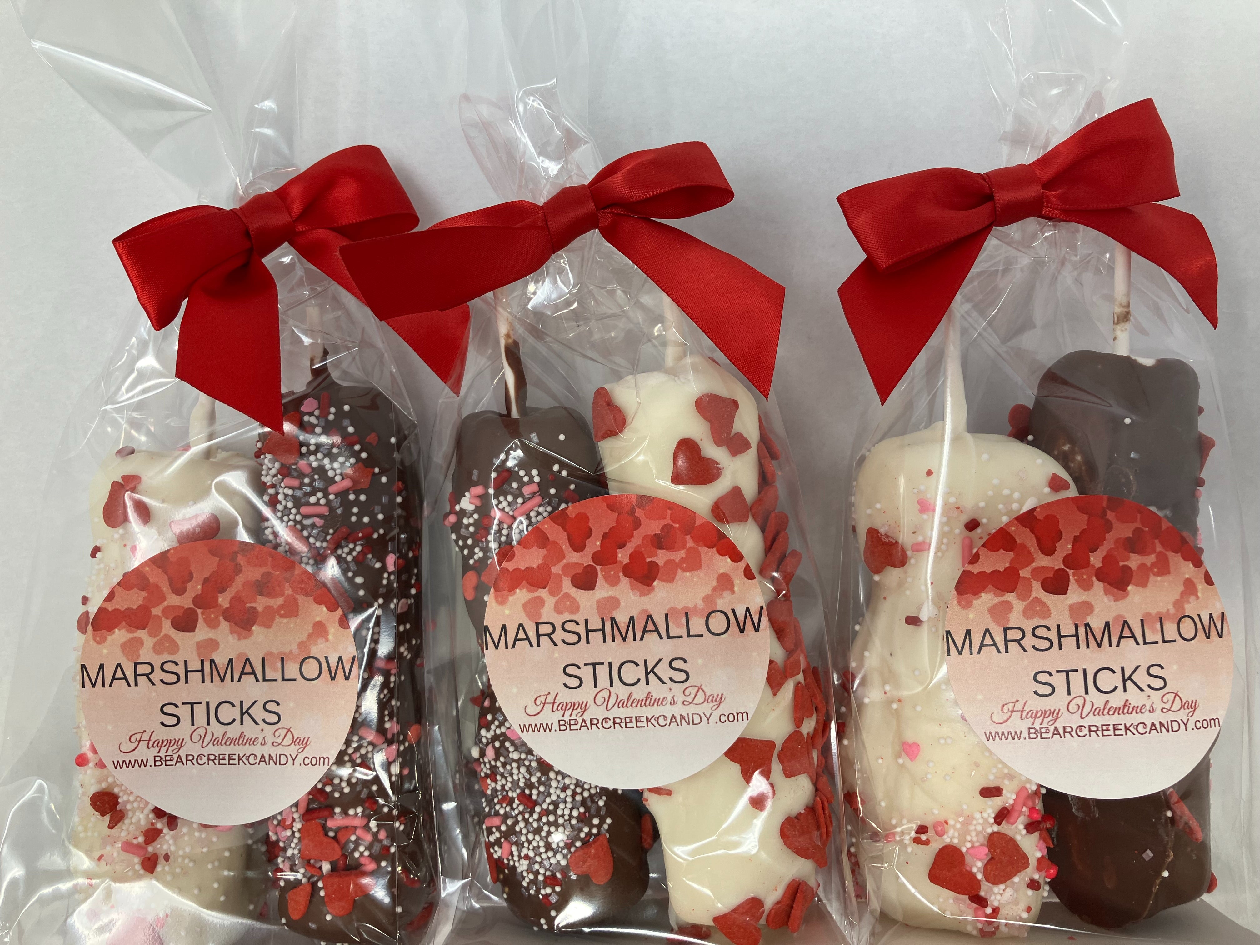 Valentines Day Chocolate Marshmallows Sticks (Set OF 2)